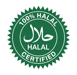 halal icon badge certified Free Vector Halal logo design vector stock halal Free Vector