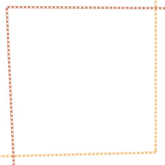 Obraz premium アフリカンテイストのシンプルライン四角形フレーム