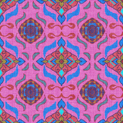 ลายผ้า ลายพิกเซล ลายไร้รอยต่อ Fabric pattern, pixel pattern, seamless pattern