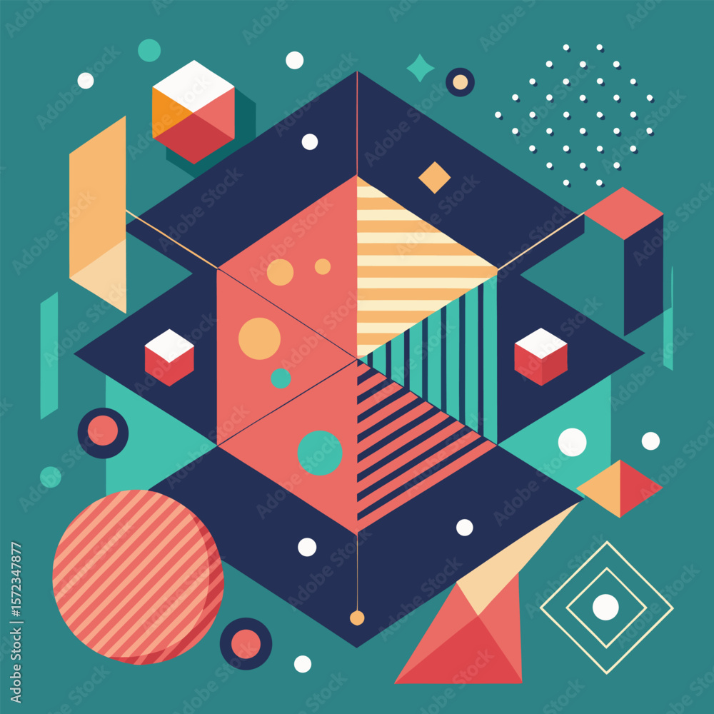 Poster abstract simple geometric vector seamless pattern with gold line texture on white background. light 