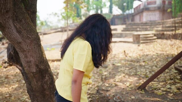 Grieving partner searches countryside for her enemy