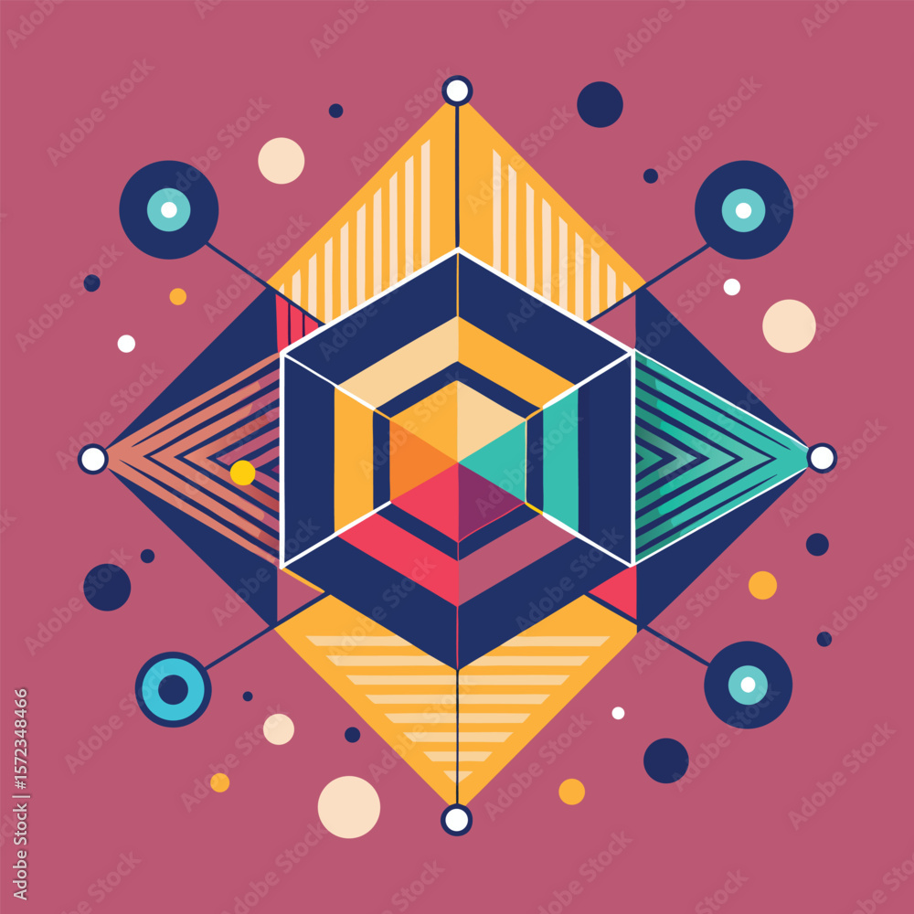 Poster abstract simple geometric vector seamless pattern with gold line texture on white background. light 
