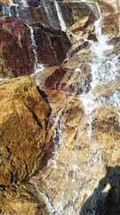 waterfall in autumn