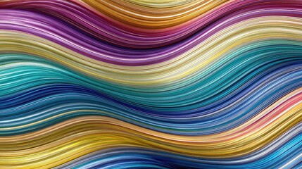Abstract wave pattern blending , vibrant background colors seamlessly