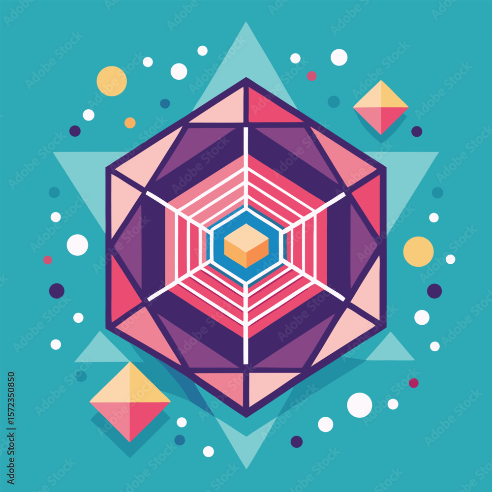 Poster abstract simple geometric vector seamless pattern with gold line texture on white background. light 