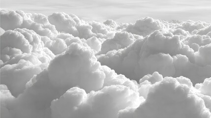 Gray scale cloudscape