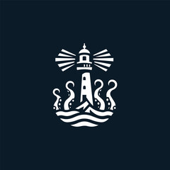 lighthouse kraken logo