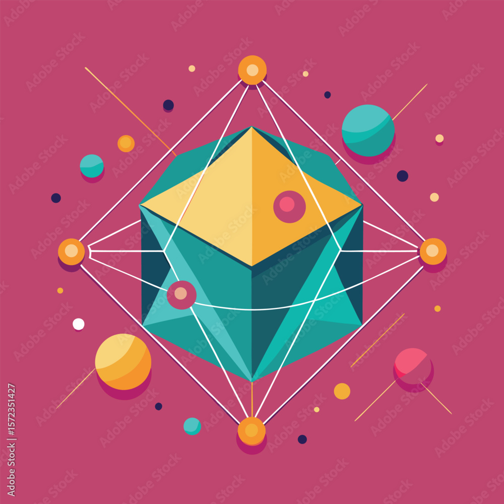 Poster abstract simple geometric vector seamless pattern with gold line texture on white background. light 