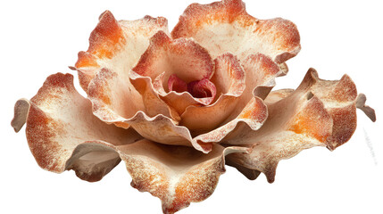 Unique desert rose flower background isolated on a Transparent background, PNG file.