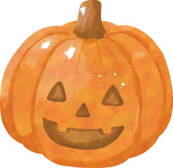 Hello Autumn Watercolor Clipart Set with Leaves, Pumpkin, Coffee, and Scarf