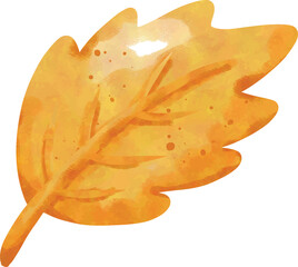 Hello Autumn Watercolor Clipart Set with Leaves, Pumpkin, Coffee, and Scarf