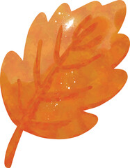 Hello Autumn Watercolor Clipart Set with Leaves, Pumpkin, Coffee, and Scarf