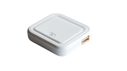 Wireless medical data logger, background isolated on a Transparent background, PNG file.