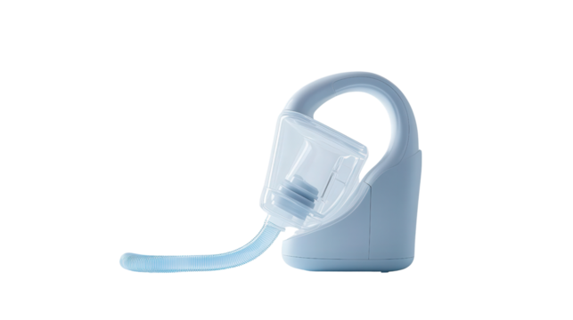 Wireless smart nebulizer, background isolated on a Transparent background, PNG file.