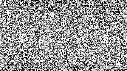 Pixelated Noise Pattern – Black and White Digital Static Texture Background