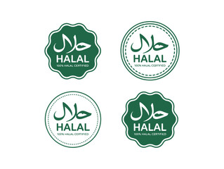 halal icon badge certified Free Vector
Halal logo design vector stock halal Free Vector