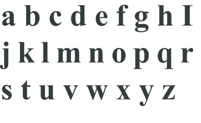 abcd alphabate. eps