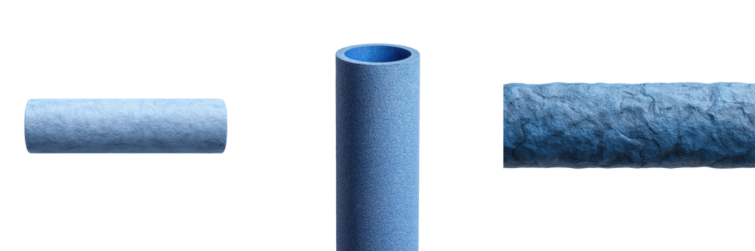 A conceptual structure showcasing blue stone texture for architectural design, representing modern building material and sustainable construction - Powered by Adobe