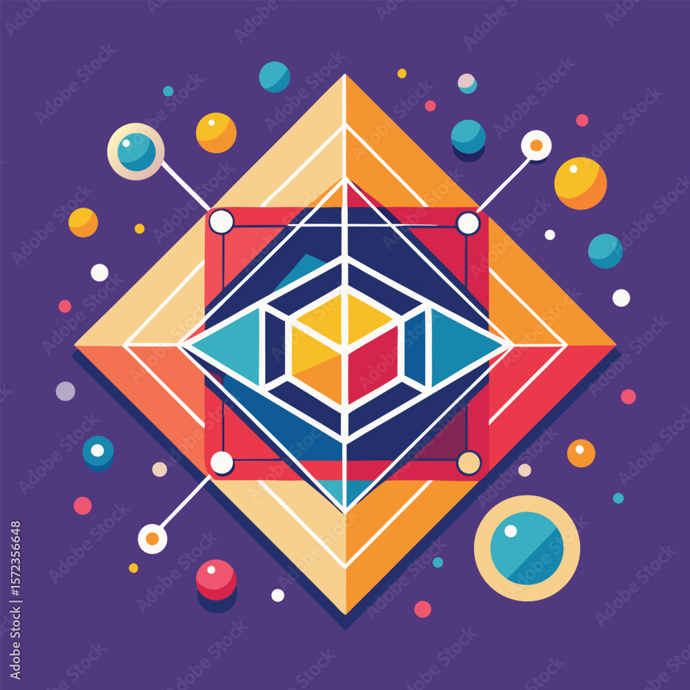 Poster abstract simple geometric vector seamless pattern with gold line texture on white background. light 