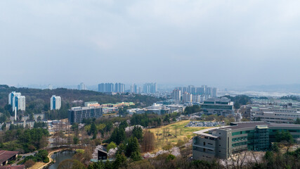 Aerial View POhang university of Science and TECHnology