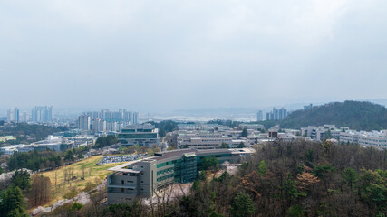 Aerial View POhang university of Science and TECHnology