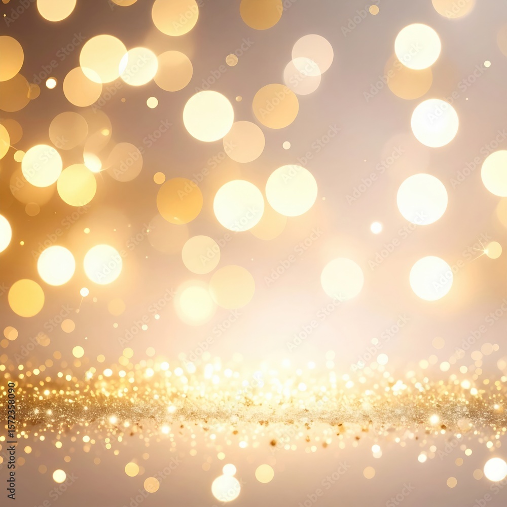 Poster sparkling celebrations festive atmosphere abstract light effects soft glow macro view joyful vibes