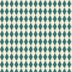 Green diamond seamless pattern background. Abstract pattern background.