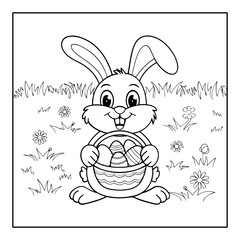 funny easter egg coloring pages