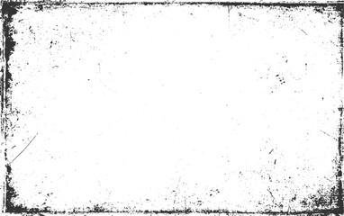 Distressed grunge border with speckles and scratches texture