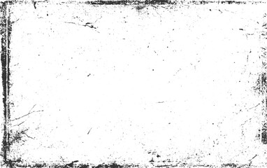 Faded distressed grunge texture with scattered speckles and cracked edges vector