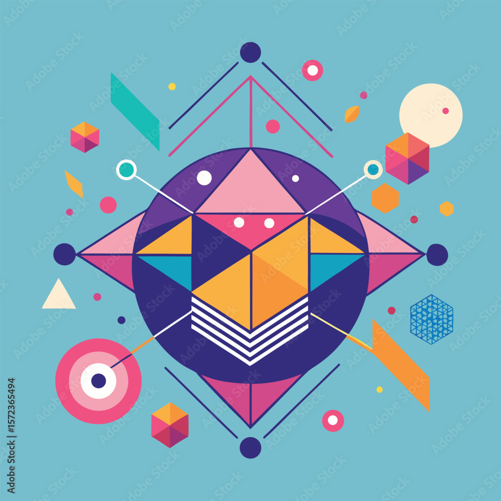 Poster abstract simple geometric vector seamless pattern with gold line texture on white background. light 