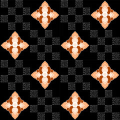 Geometric Ethnic Pattern Design Background or Wallpaper.