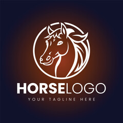 Obraz premium Horse logo design