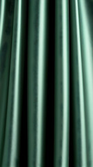 Green Silk Drape Abstract Background Illustration
