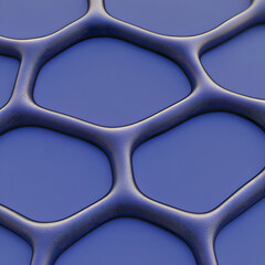 Abstract 3D Purple Network Illustration