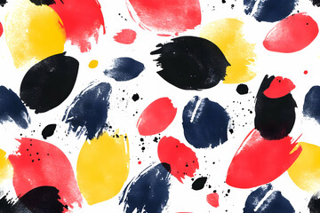 Abstract Watercolor Brushstrokes Background