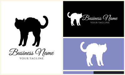 Obraz premium Cat Logo Design Variations. (11)