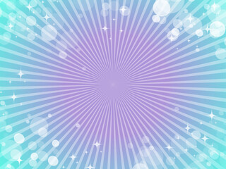 キラキラ放射線背景 明るく華やかなデザイン ベクターイラスト