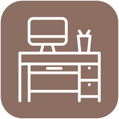 Laptop Workspace Icon