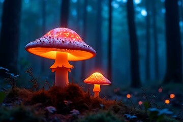 Fototapeta premium amanita muscaria fly agaric