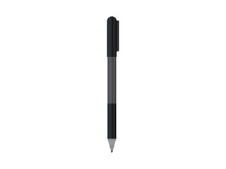 Black Ballpoint Pen with Cap