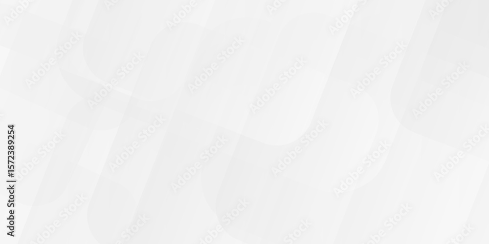 Poster white and gray overlap triangle geometric technology pattern. minimal rectangle randomly arranged wh