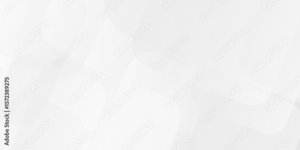 Poster white and gray overlap triangle geometric technology pattern. minimal rectangle randomly arranged wh