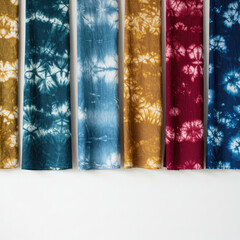 colorful silk scarves