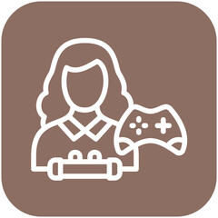 Game Tester Female Icon