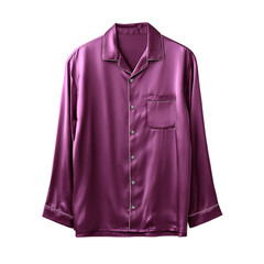 Cozy Satin Sleep Shirt Mockup Isolated White Background