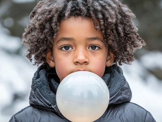chewing gum boy