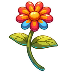 Aesthetic Bunch of Flowers Vector Graphic