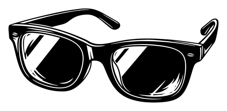 classic sunglasses retro shades vector illustration
