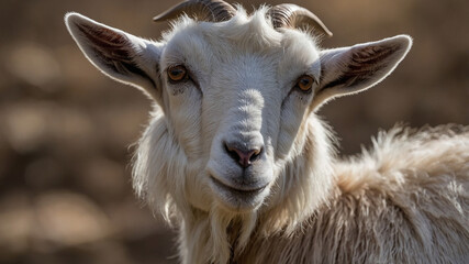 Fototapeta premium portrait of a goat